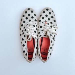 Kate Spade/ Keds Polka Dot shoes Sz 8